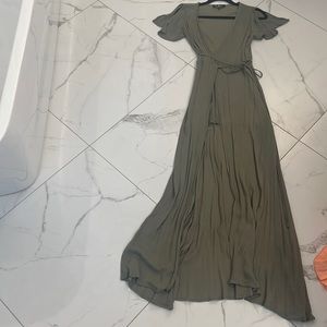 Lulus wrap dress worn once